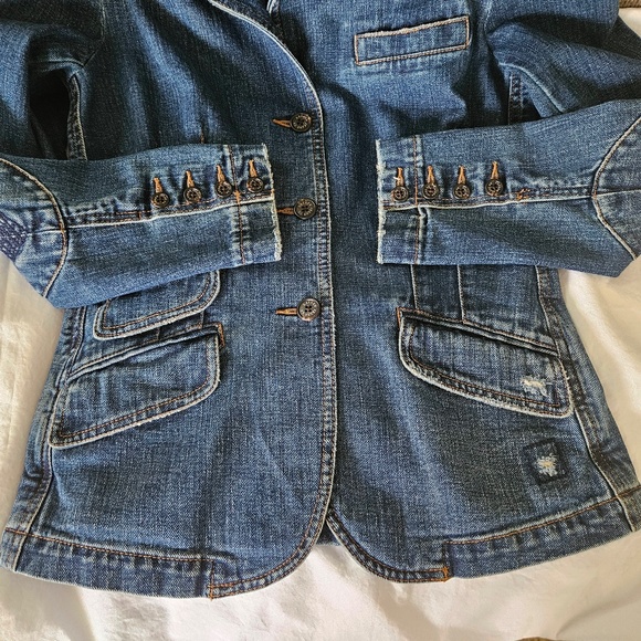 Lauren Jeans Company Ralph Lauren DENIM JEAN JACKET Size-Small - Picture 4 of 5